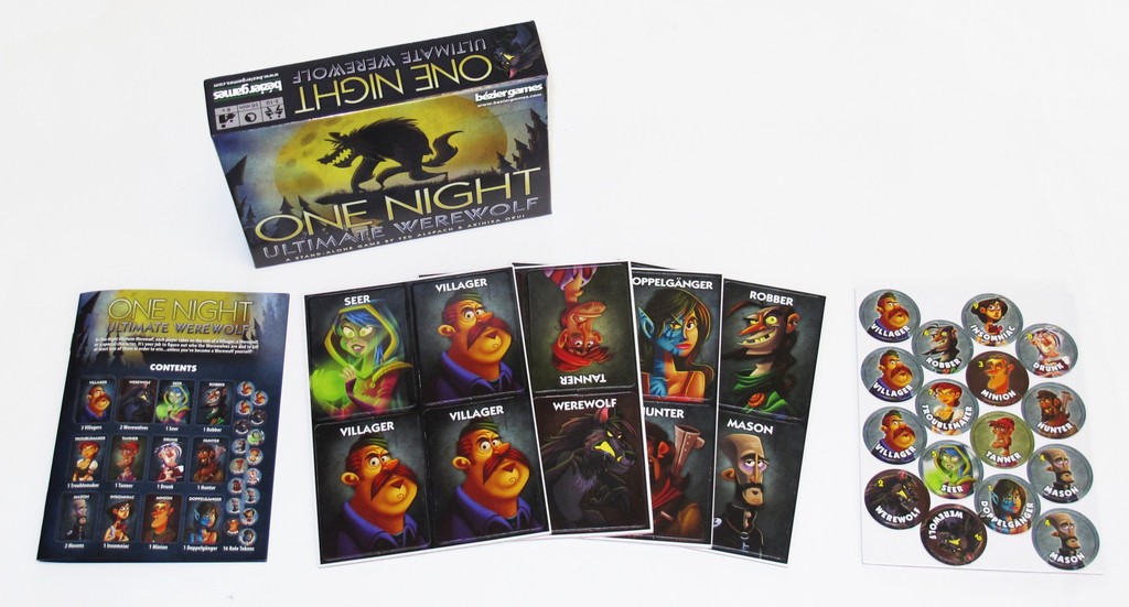 One Night Ultimate Werewolf Board Game Monopolis Toko Board Games
